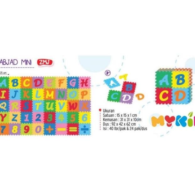 Playmat Matras Alas Lantai Evamat Abjad Mini