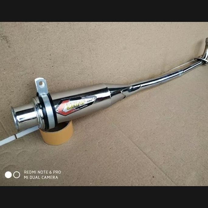 Knalpot Racing Full Chrome Kharisma/Blade/Revo Absolute/Revo Lama