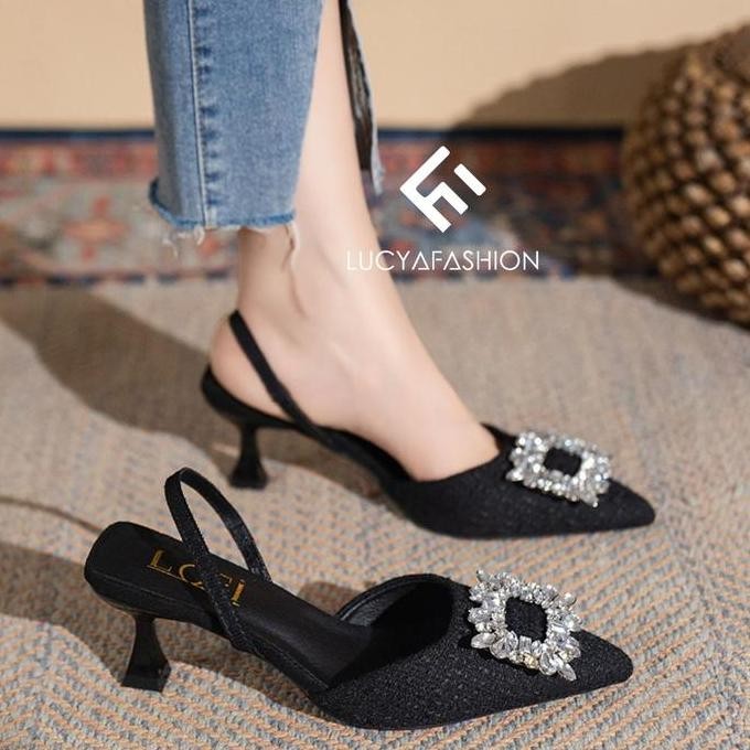 69245 Sepatu Hak Tinggi Wanita Model Terbaru Kekinian