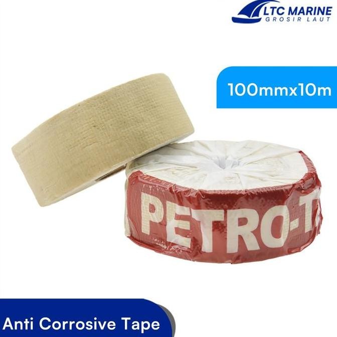 Promo IMPA 812472 Petro Tape Grease Tape Anti Corrosive Waterproof Isolasi Pipa 100mm x 10mtr COD