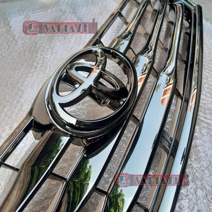 GRILL BUMPER INNOVA LAMA 2011/2012/2013 BLACK CHROME