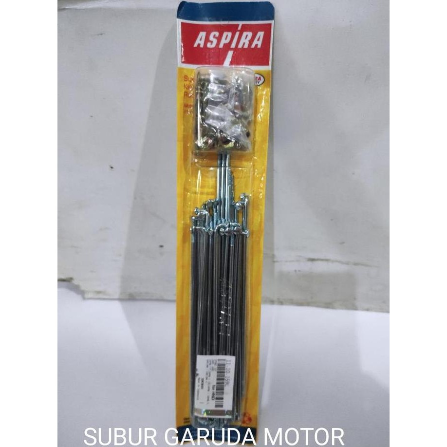 JARI JARI SUPRA X 125 OLD KARISMA REVO BLADE VELG BELAKANG MERK ASPIRA