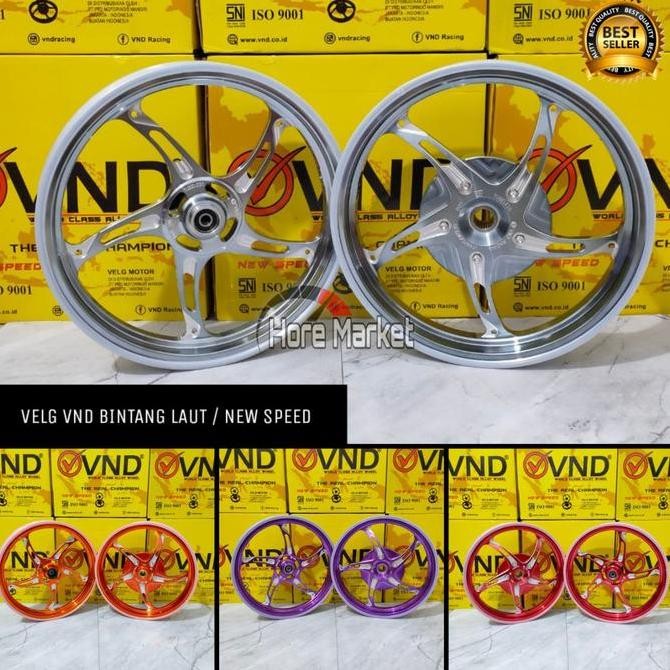 Velg VND New Speed Vario 125 150 / Mio / Beat / Scoopy / Genio 185 x 215 ring 14 velg racing bintang