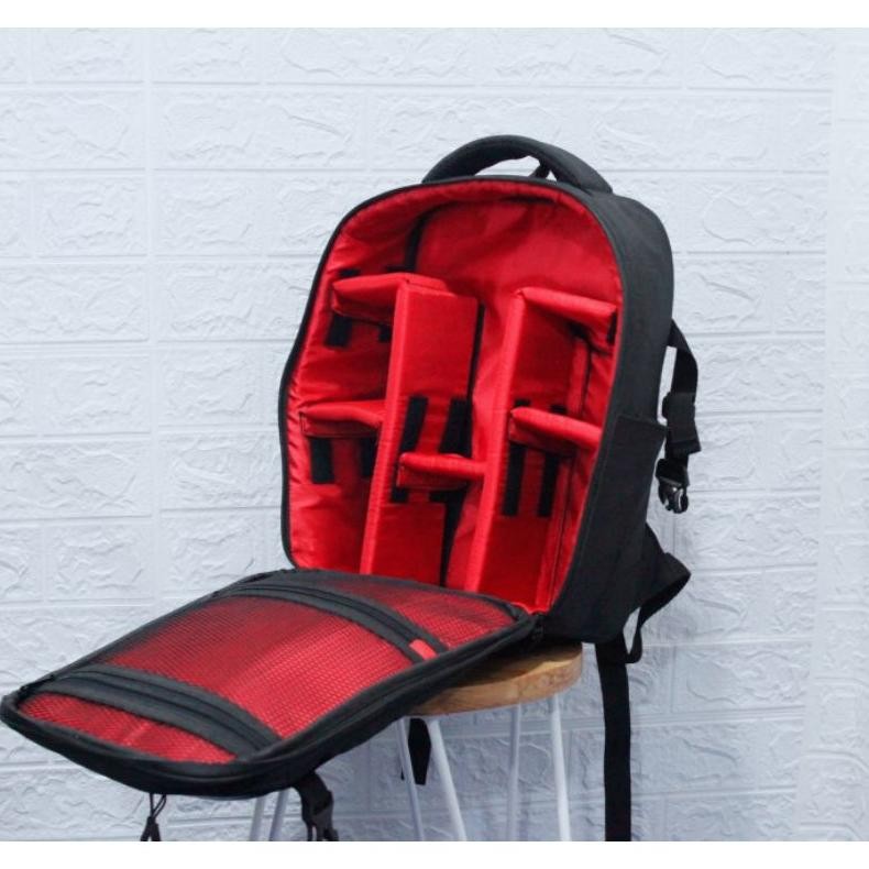 tas ransel camera DSLR resleting waterproof