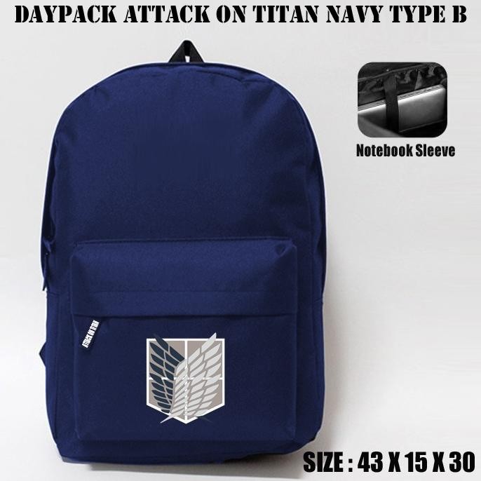 Heatshrin Tas Attack On Titan - Tas Sekolah Attack On Titan - Tas Anime Aot - Backpack Tas Sekolah A