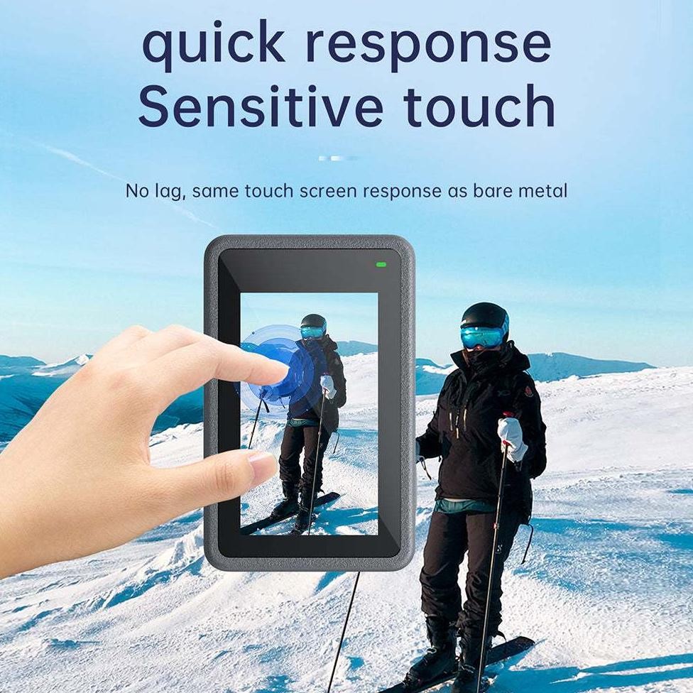 Hot Telesin Tempered Glass 3In1 For Dji Osmo Action 3 / 4 Camera Screen Protector Anti Gores Dji Osm