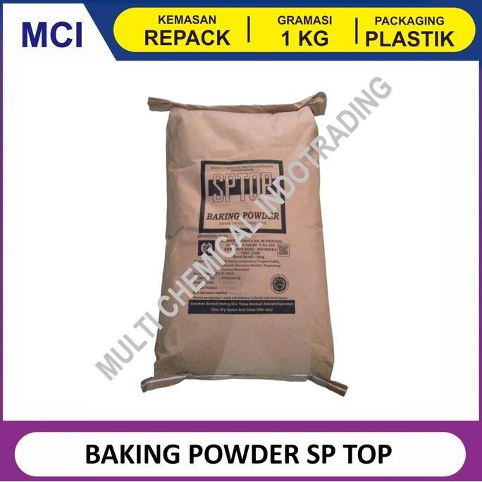 BAKING POWDER SP TOP PENGEMBANG ROTI - REPACK 1 KG TKP