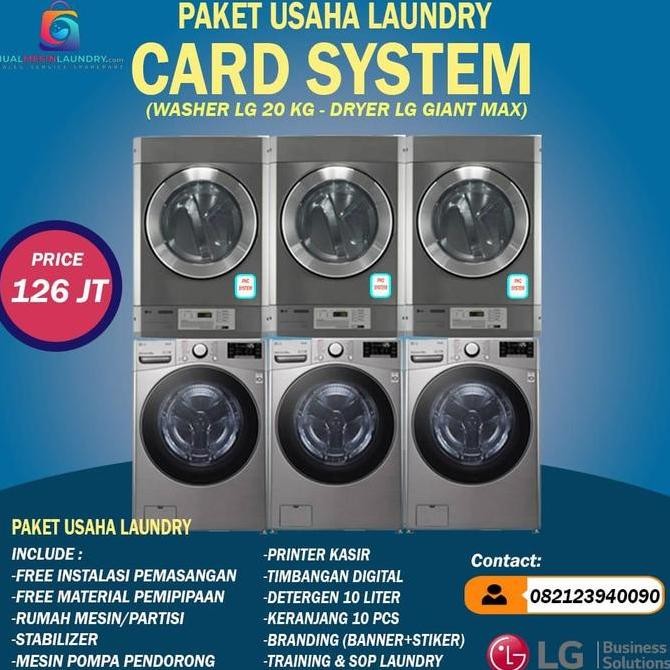 Premium PAKET USAHA LAUNDRY CARD SYSTEM Promo