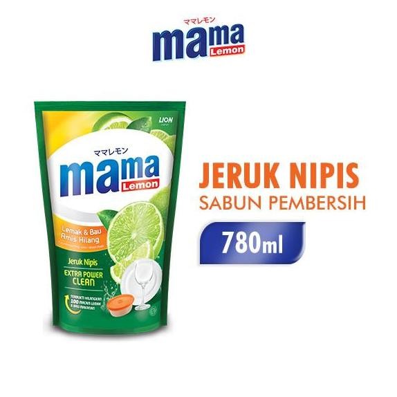 MAMA LEMON JERUK NIPIS. Sabun Cuci Piring Pouch 230 450 780 ML RAM