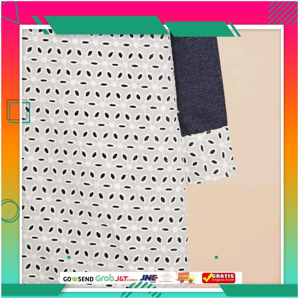 Tunik Batik Wanita Sekar Navy Grab