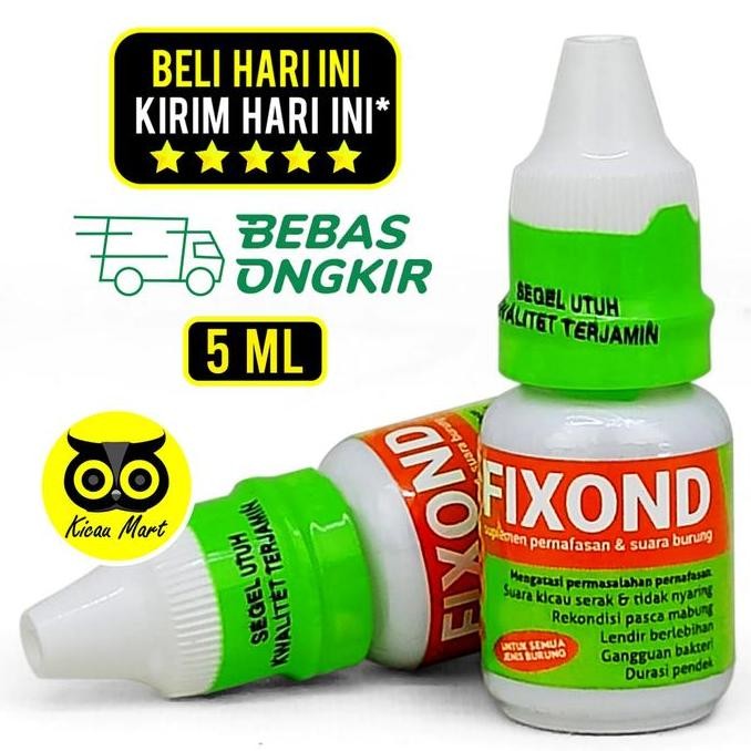 {{{{}}] VITAMIN OBAT BURUNG MURAI LOVEBIRD SERAK MACET BUNYI LESU FIXOND GURAH