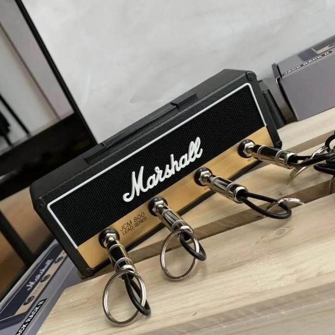 Gantungan Kunci Dinding Tanpa Bor Aksesori Musik Colokan Kunci Gantungan Kunci Gitar Kotak Penyimpan
