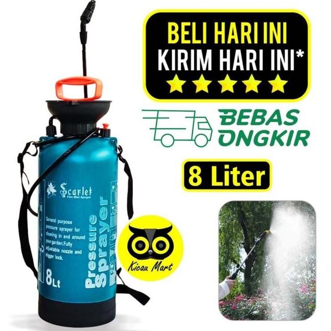 favorit] Alat Semprot Scarlet Sprayer Semprotan 8 Liter 2 In 1 Foam Nozzle Tangki Penyemprot Desinfe