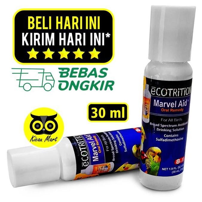 +++++] Obat burung sakit marvel aid oral remedy 30ml obat burung mabung lesu