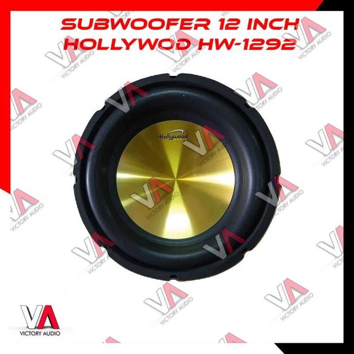 Subwoofer Hollywood 12 Inch Double Coil Hw 1292 Speaker Mobil