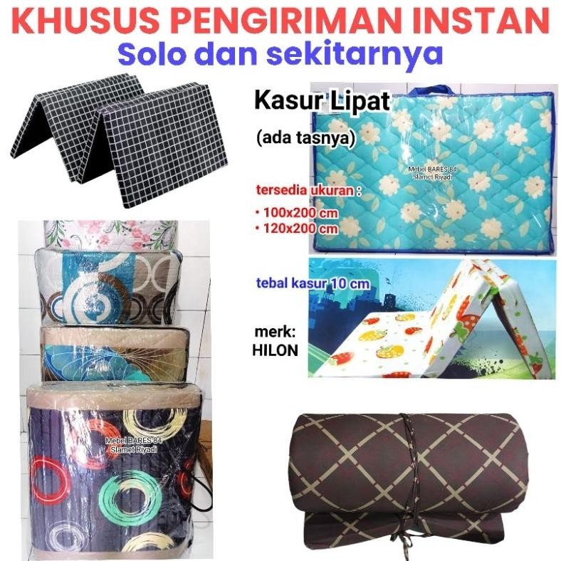 Kasur Busa Lipat / Lantai / Gulung 70x200 90x200 100x200 120x200 140x200 Dari Dakron dan Busa Press 