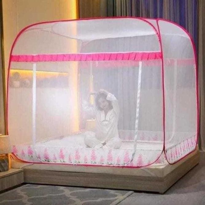 kelambu tebal klambu tempat tidur kelambu kotak ukuran jumbo