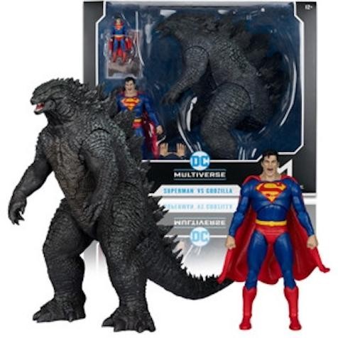 TERPERCAYA PROMO  MCFARLANE TOYS SUPERMAN VS. GODZILLA (JUSTICE LEAGUE VS. GODZILLA VS. KONG)