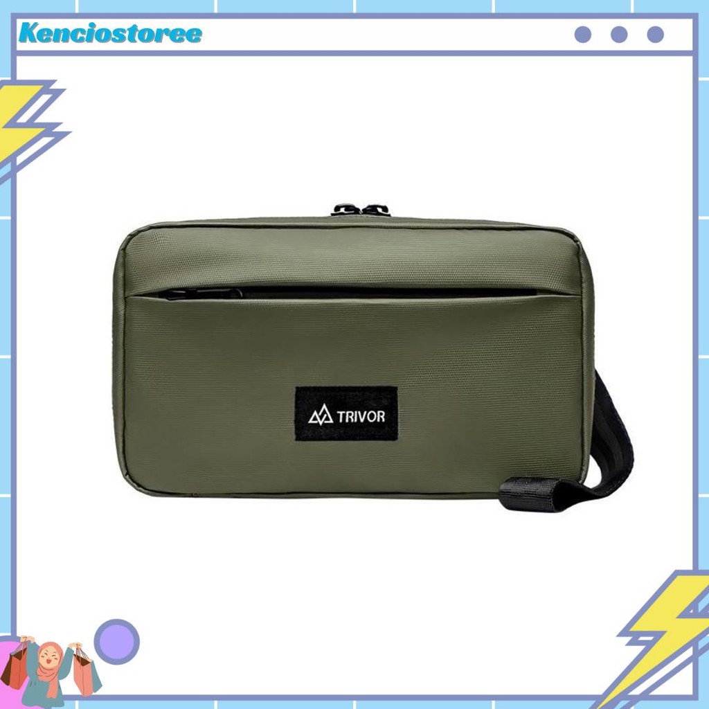 GradeOri Tas Selempang Handbag Waterproof Waist Bag Hezel Pria Anti Air Anti Sobek Rei