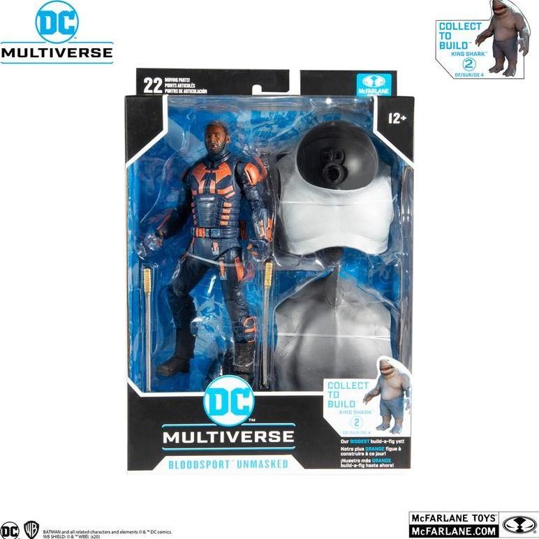 KOMPLIT PROMO  MCFARLANE TOYS DC MULTIVERSE BLOODSPORT UNMASKED THE SUICIDE SQUAD ACTION FIGURE