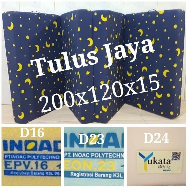 TERMURAH - Kasur Lipat Busa INOAC 200x120x15