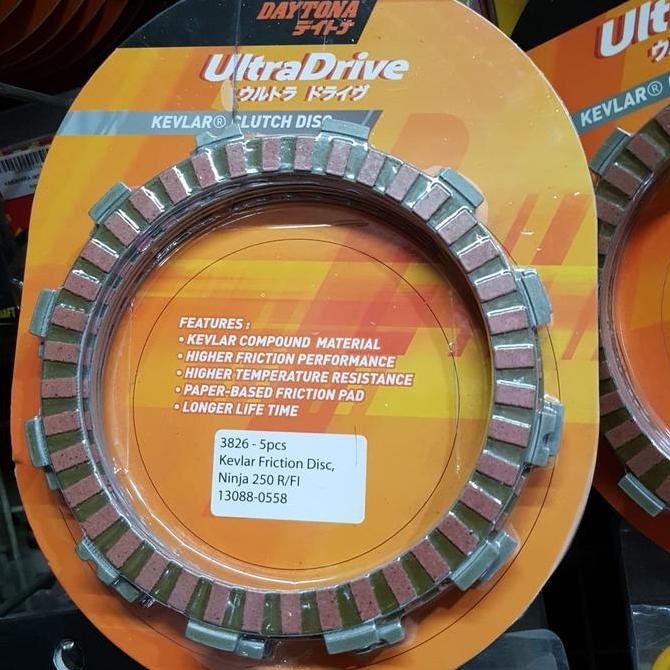 Kampas Kopling Ninja 250 Fi Karbu Daytona,Plat Kopling Ninja 250 Karbu Motorcycle Original