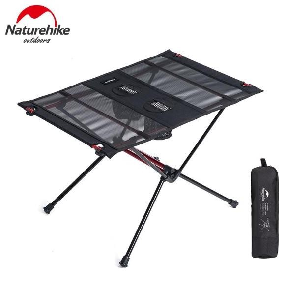 PROMO DISKON - MEJA LIPAT NATUREHIKE NH19Z027-Z CAMPING PORTABLE ALLOY FOLDING TABLE