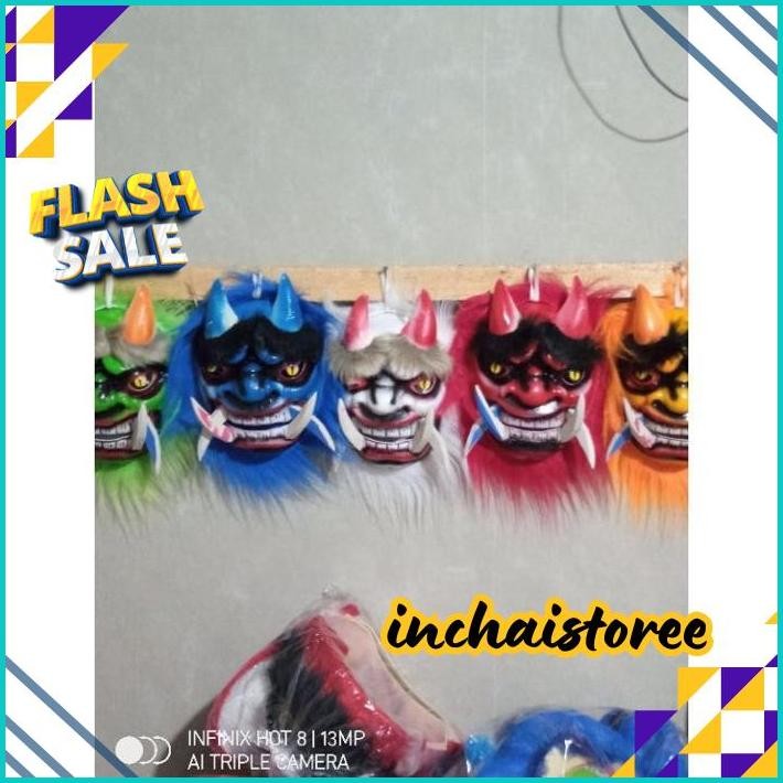 SALE Buta Gedrug/Topeng Gedrug Mulut Bergerak/Topeng Buto Gedrug