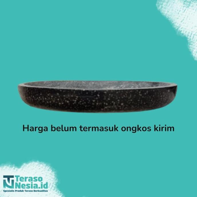 Invoice tatakan pot teraso bulat | tatakan pot terazzo tipe melon | tatakan teraso