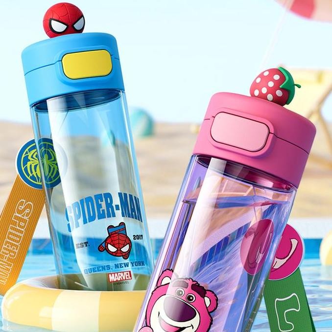 Toys Kingdom Unimass 530 Ml Botol Minum Spiderman - Biru