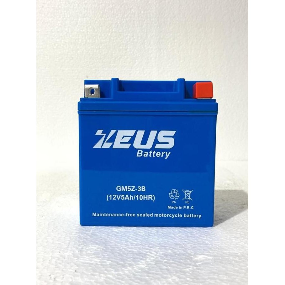 Aki Motor Supra Fit Zeus Gm5Z Mf Accu Kering