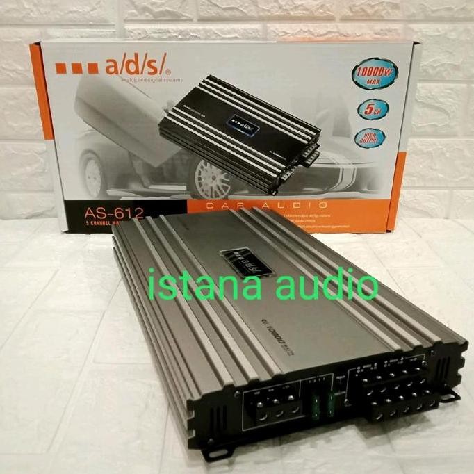 Power Ads As-612  Amplifier Ads 5 Channel Ads -612 10000Watt Mosfet 5 Channel
