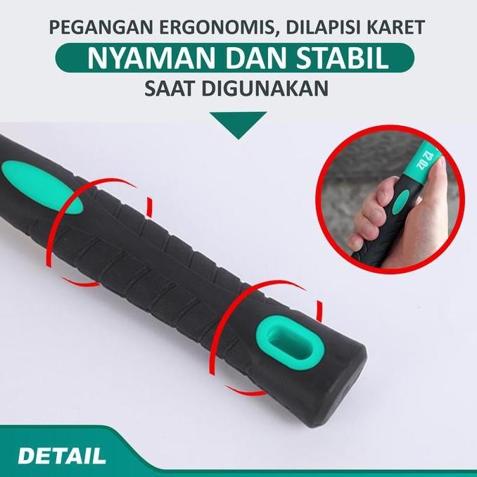 Asteel Palu Karet Keramik Granit Lantai Rubber Hammer Besar 16Oz Sedang 12Oz Kecil 8Oz Palu  Karet J