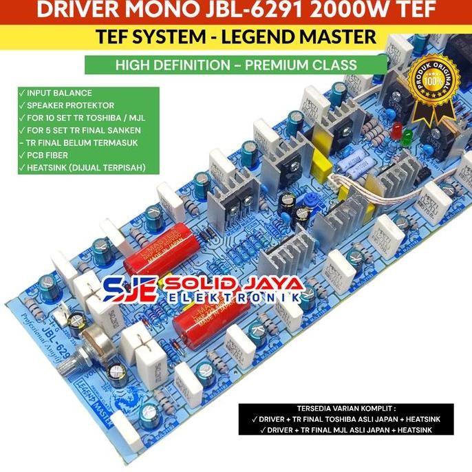Kit Driver Power Amplifier For Jbl6291 Jbl-6291 Jbl 6291 Driver Up To 2000W Super Driver Legend Mast