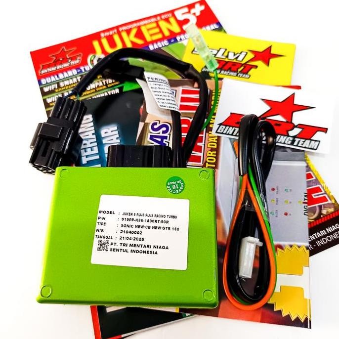Ecu Juken 5++ Plus Brt Sonic 150 New Cb150 R Cbr 150R Led Supra Gtr