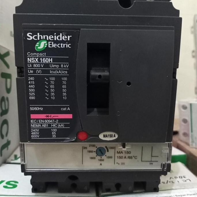 Promo Mccb Schneider NSX 160H 3P MA 150A COD