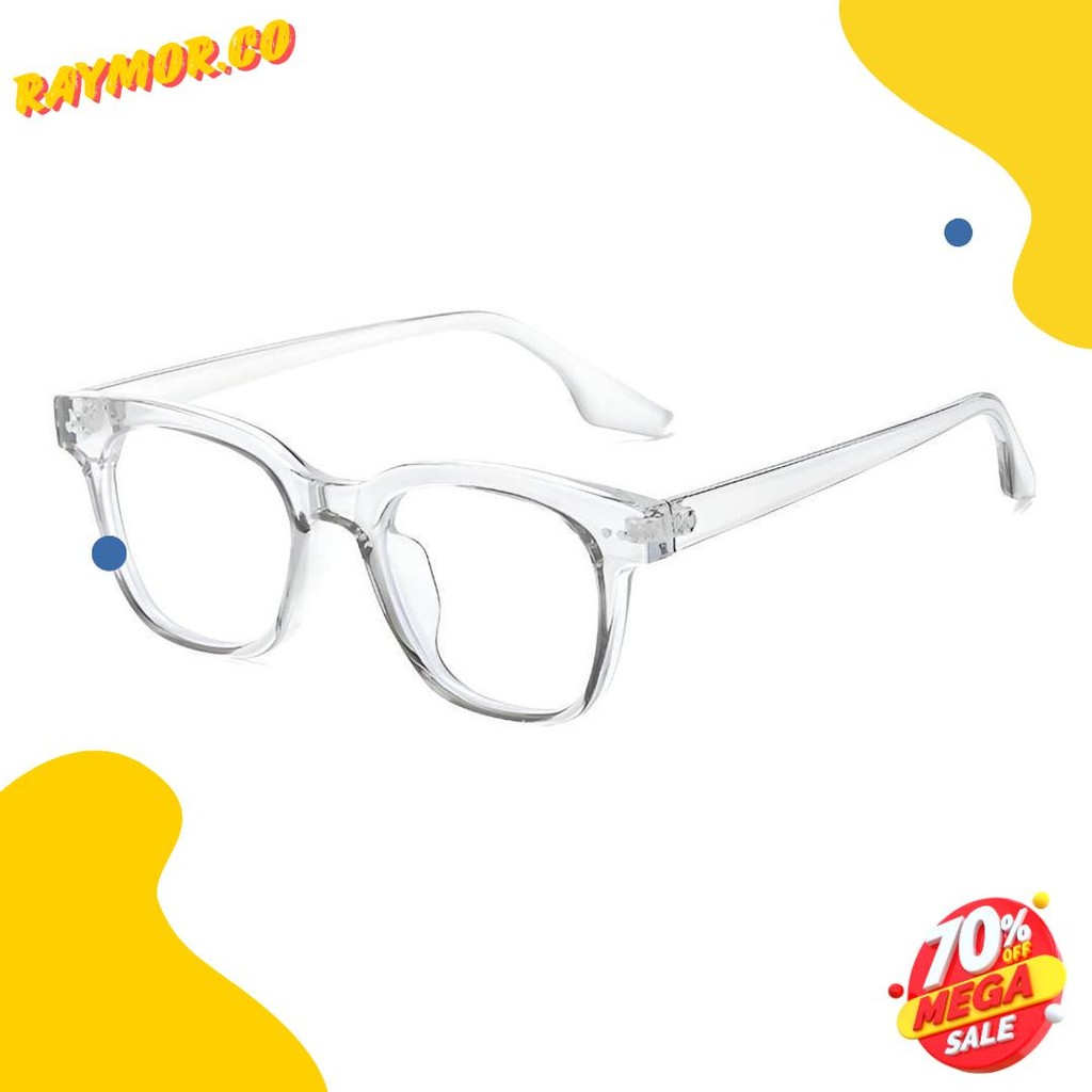 Cusss Serbu Kacamata Bening Transparan Tebal Uv Protection Model Vincent Rompies Unisex Fashion