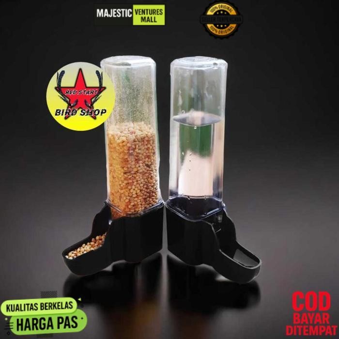 Diskon Cepuk Wadah Pakan Minum Burung Dispenser Tabung Panjang Cepuk Tempat Makan Pakan Burung Loveb