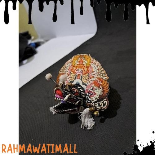 Barongan Devil Putih Telon Gantungan Kunci Unik Sungut BR -14