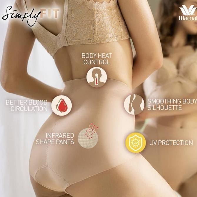 Wacoal Simply Fit Shape Pants Is 115 / Celana Korset Wanita