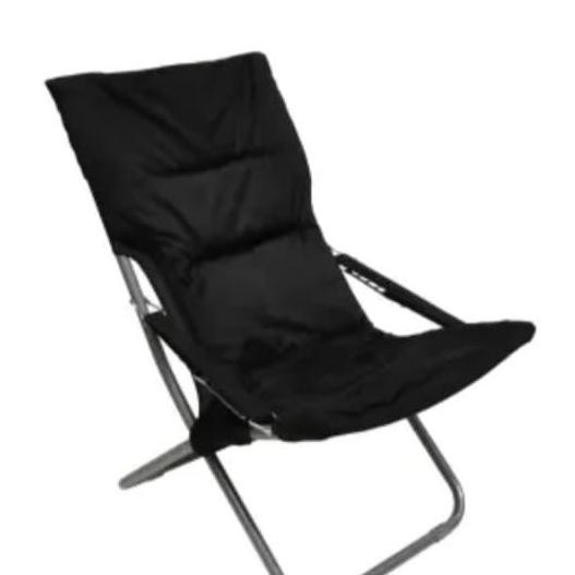 TERBARU - Kursi Santai Lipat Sunny Soleil Warna Hitam dan Coklat