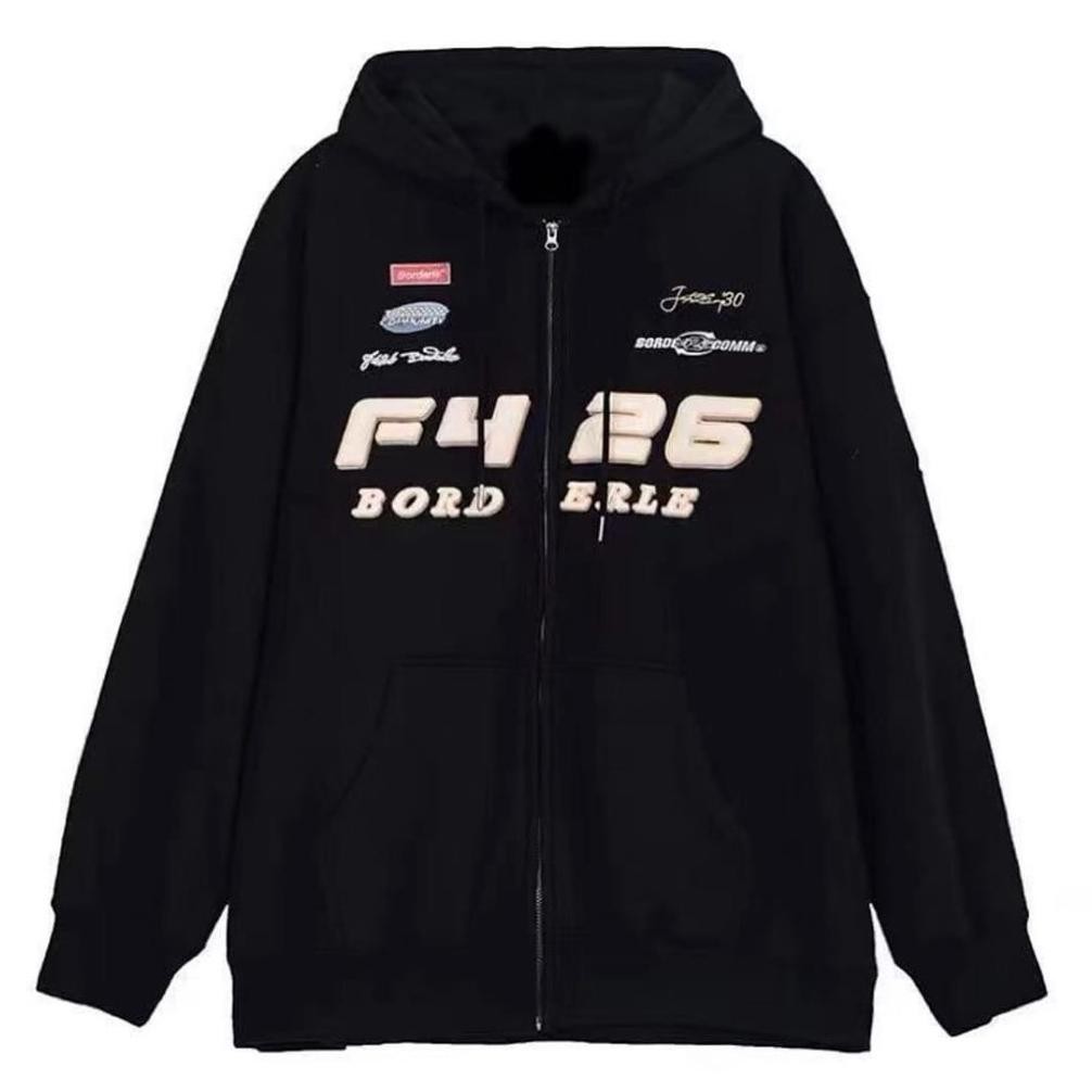 Berkualitas SWEATER HOODIE ZIPER UNISEX / JAKET F426 BORD ERLE HOODIE SWEATER PRIA-WANITA .,