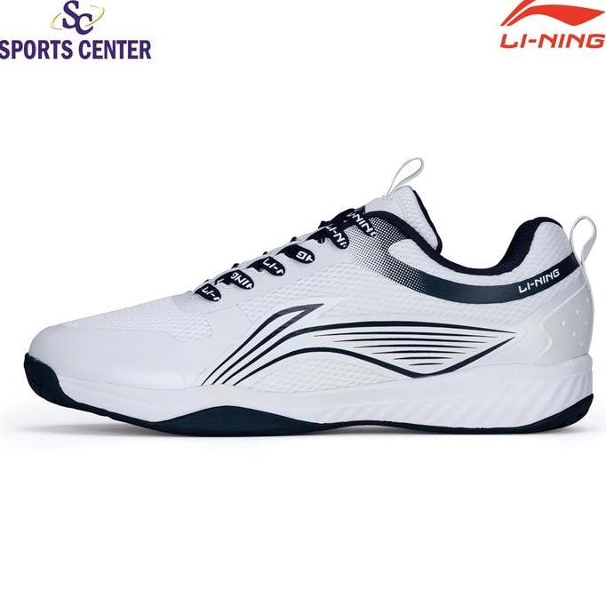 New Sepatu Badminton Lining Ultra Fly III / 3.0 AYTT053 White / Navy