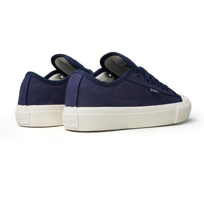 Bavito 36-44 Prastana Low Navy - Sepatu Sneakers Casual