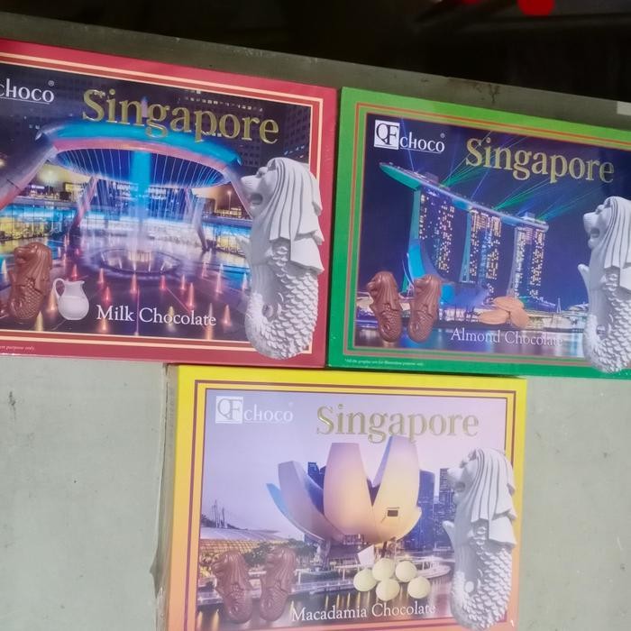 QF CHOCO COKLAT MERLION SINGAPORE 75GR