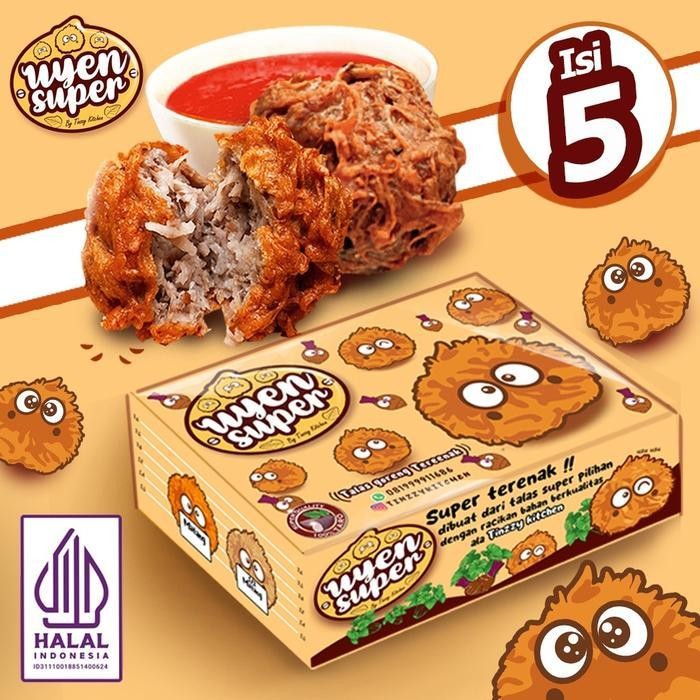 UYEN TALAS GORENG UYEN ENAK UYEN GORENG BOLA TALAS GORENG ENAK (1 BOX= 5 Pcs UYEN)