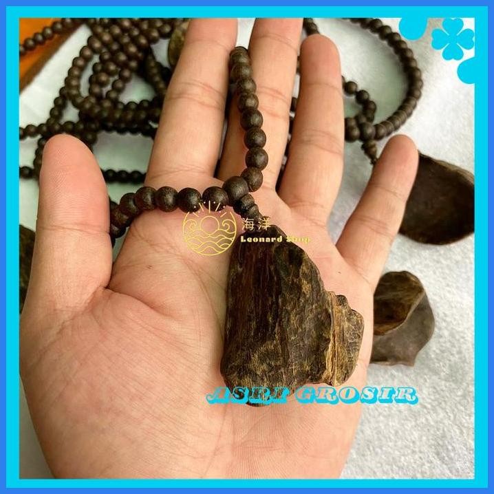 KALUNG GAHARU MERAUKE HITAM WANGI TENGGELAM KUALITAS ASLI SUPER / NATURAL AGARWOOD UNISEX BRACELET /