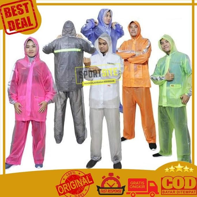 Jas Hujan Elmondo LEXI 934 Setelan Dewasa Mantel Ujan Raincoat Waterproof Elmondo EJC 934 Stelan Jak