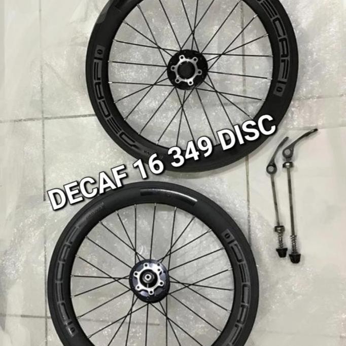TERBARU wheelset 16 349 Decaf diskbrake bearing jangkrik sepeda lipat HOT SALE