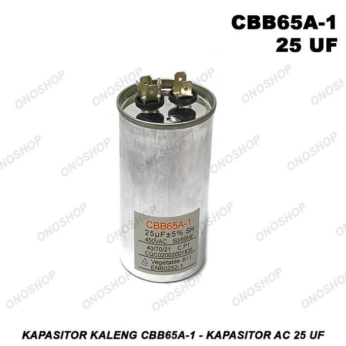 Kapasitor Kaleng CBB65A-1 - Kapasitor AC 25 uF